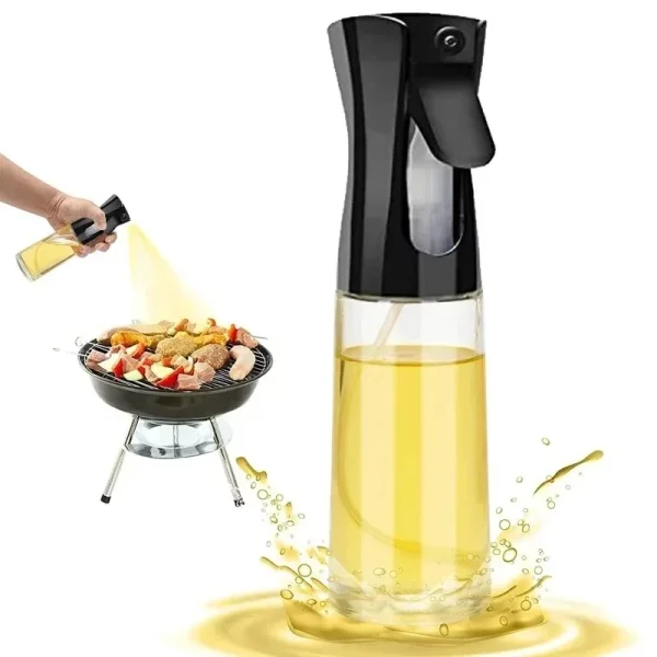 Oil spray bottle for cooking and grill
