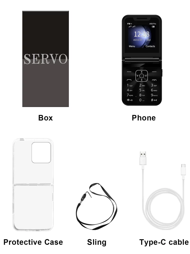 SERVO A50 PRO Foldable Mobile Phone - Image 35