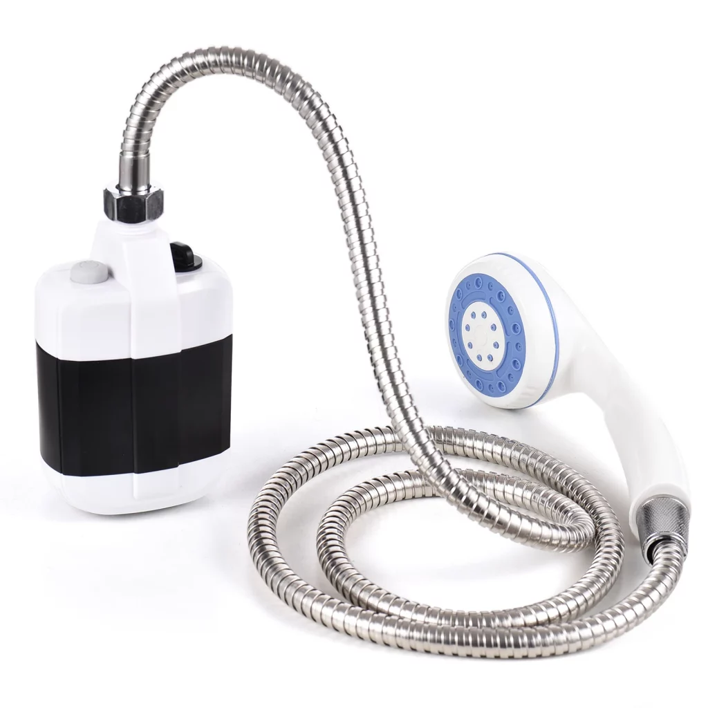 Electric Shower Pump for Camping Car Washing Gardening Pet Cleaning