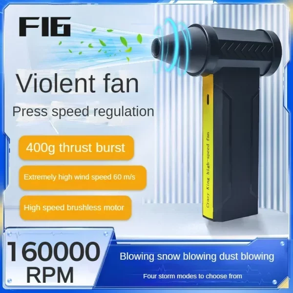 New 160000RPM Mini Turbo Jet Fan