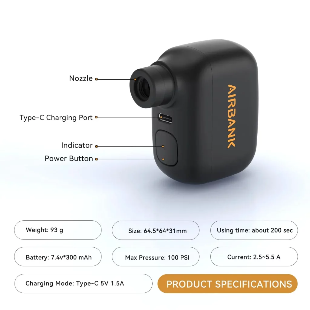 Mini Portable Bicycle Pump - Image 6