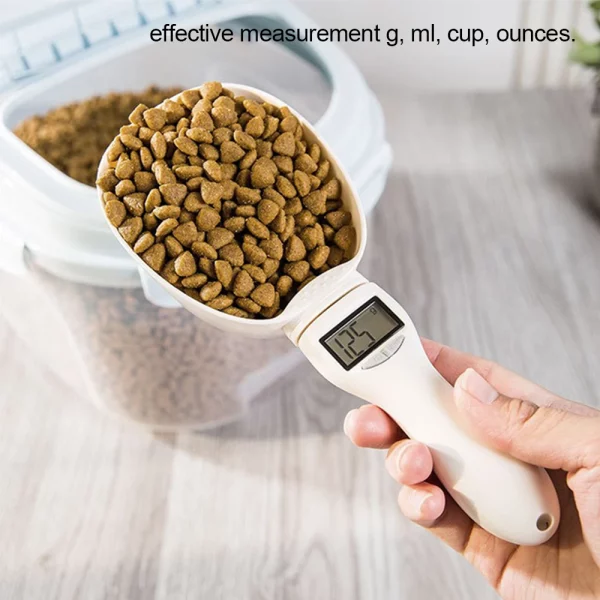 Pet Food Measuring Scoop LED Display