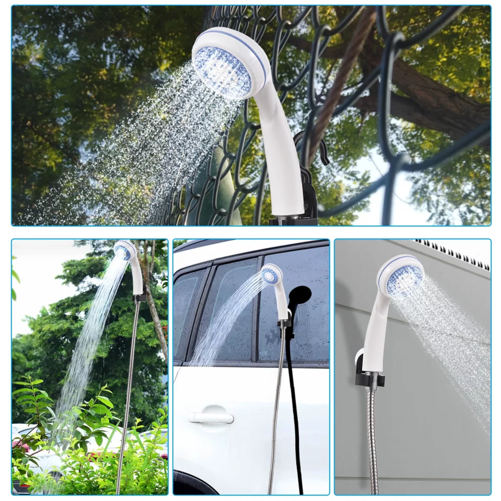 Electric Shower Pump for Camping Car Washing Gardening Pet Cleaning - Image 4