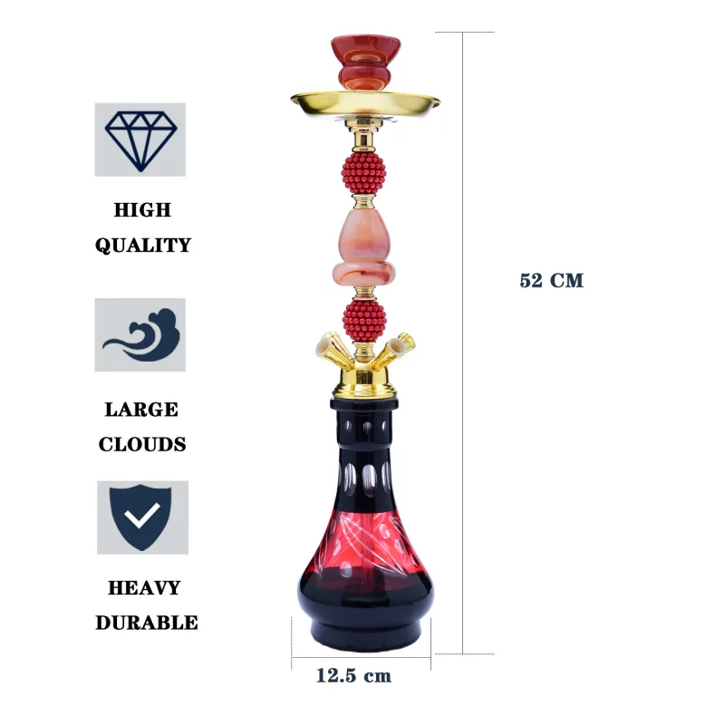 DEJAYA Shisha Pipe Set with 4 - Image 4