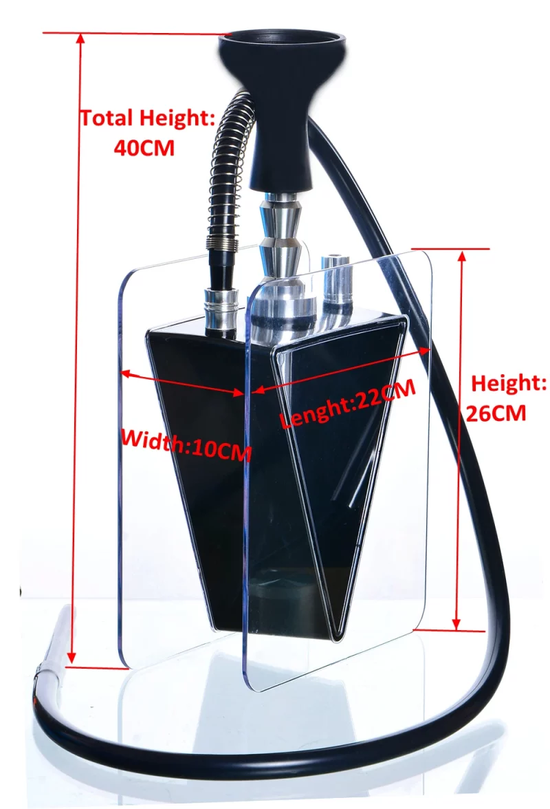 Acrylic Shisha Pipe Hookah Set - Image 11