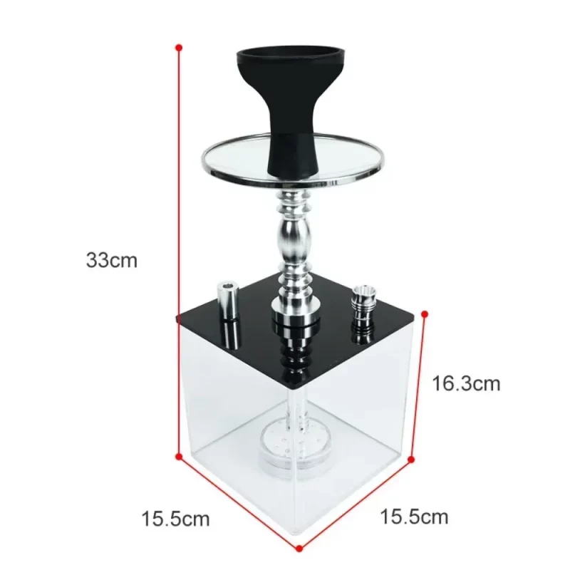 Acrylic Hookah with LED Light - Image 5