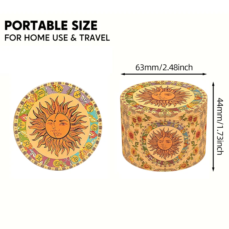 4 Layers Zinc Alloy Herb Grinder - Image 9