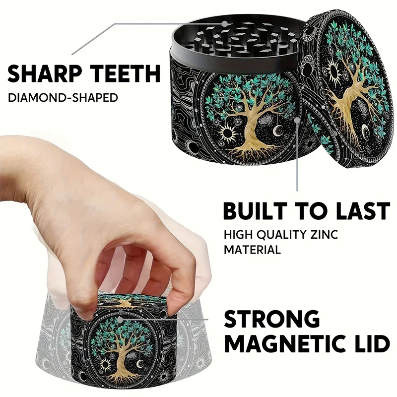 4 Layers Zinc Alloy Herb Grinder - Image 18