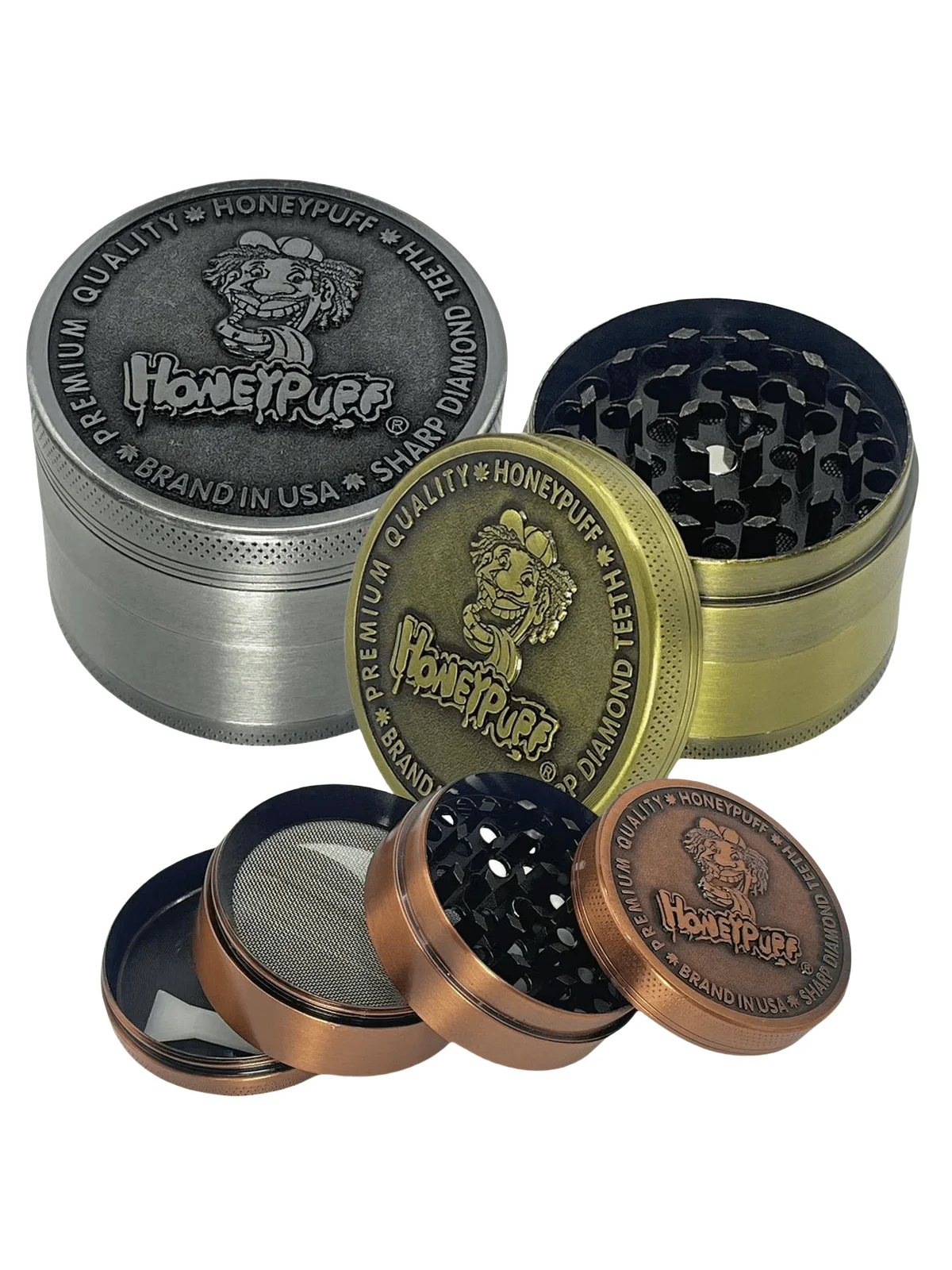 Metal Herb Grinder 4-Layer grinder - Image 9