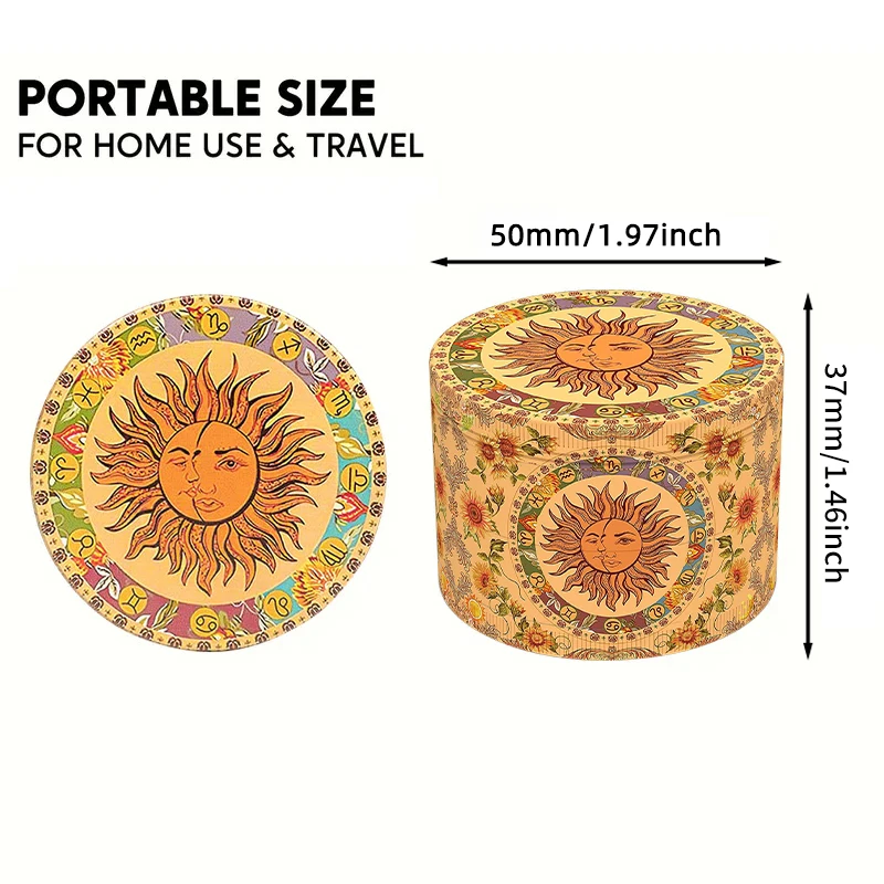 4 Layers Zinc Alloy Herb Grinder - Image 5