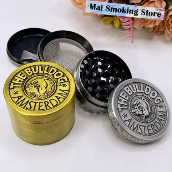 Dog Herb Grinder Metal 4-layer