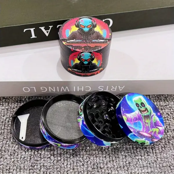 2inch Metal Alien Herb Grinder