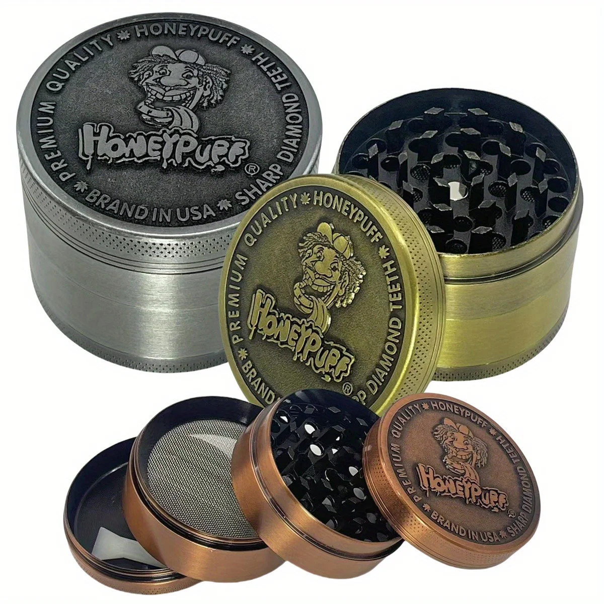 Metal Herb Grinder 4-Layer grinder