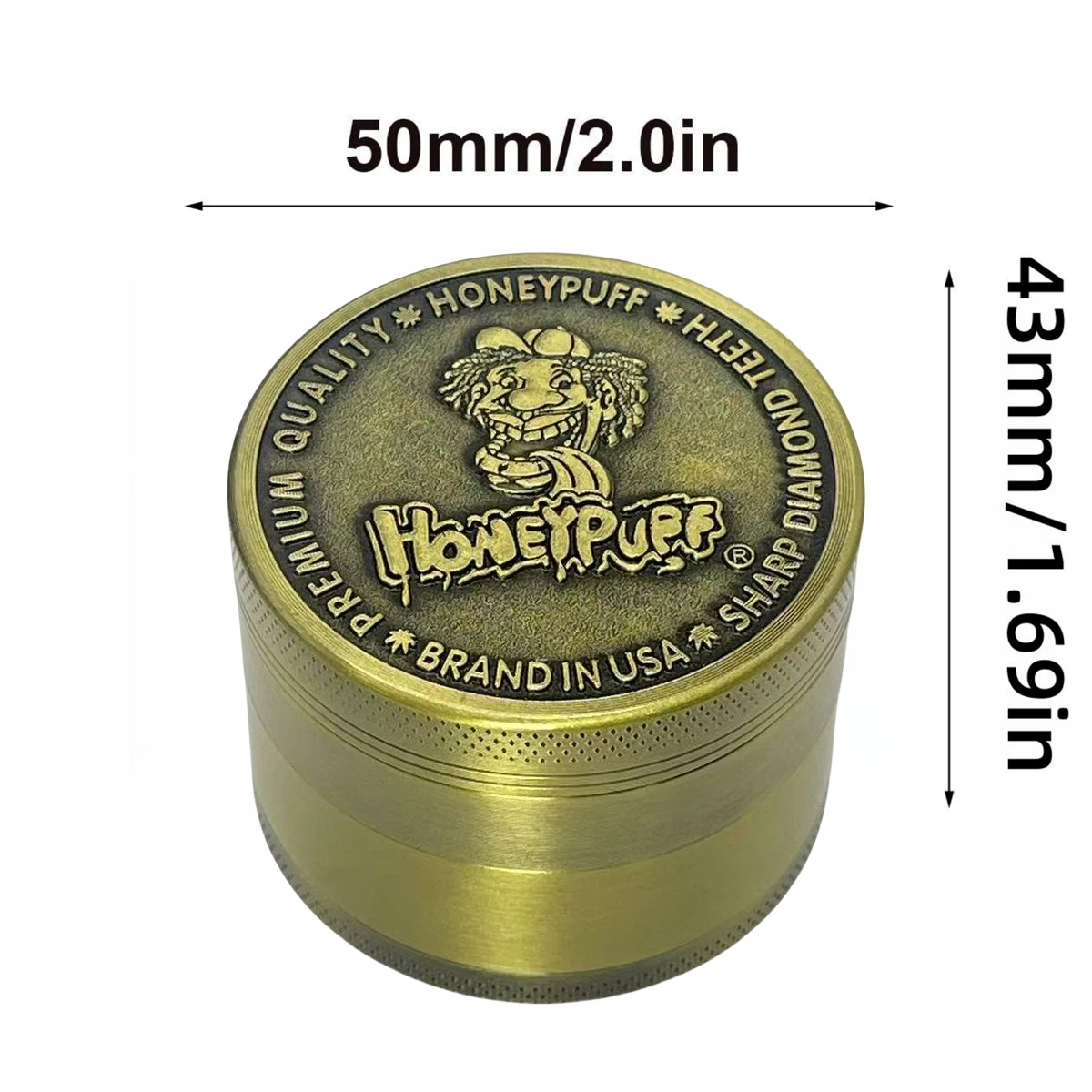 Metal Herb Grinder 4-Layer grinder - Image 6