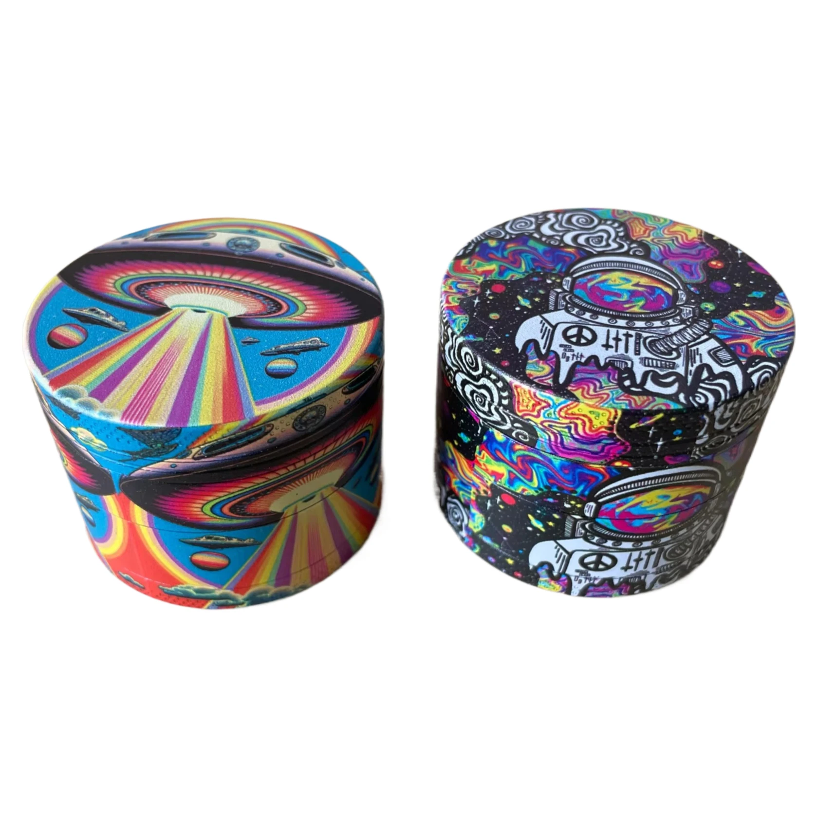 Spaceship and Astronaut Metal Herb Grinder 2inch/50mm