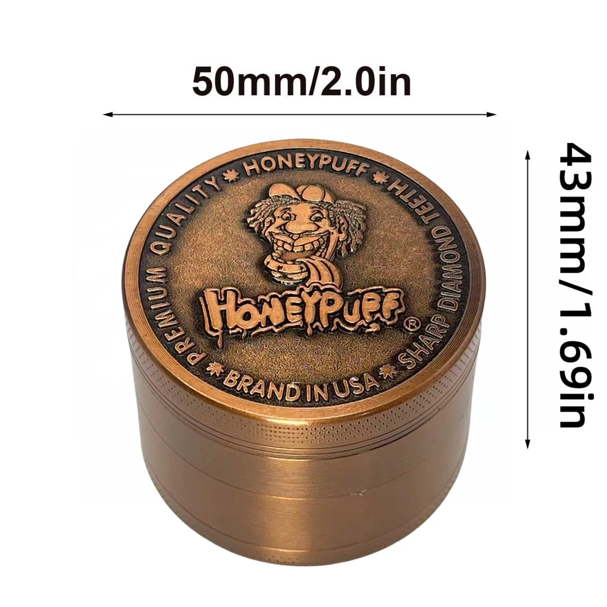 Metal Herb Grinder 4-Layer grinder - Image 8