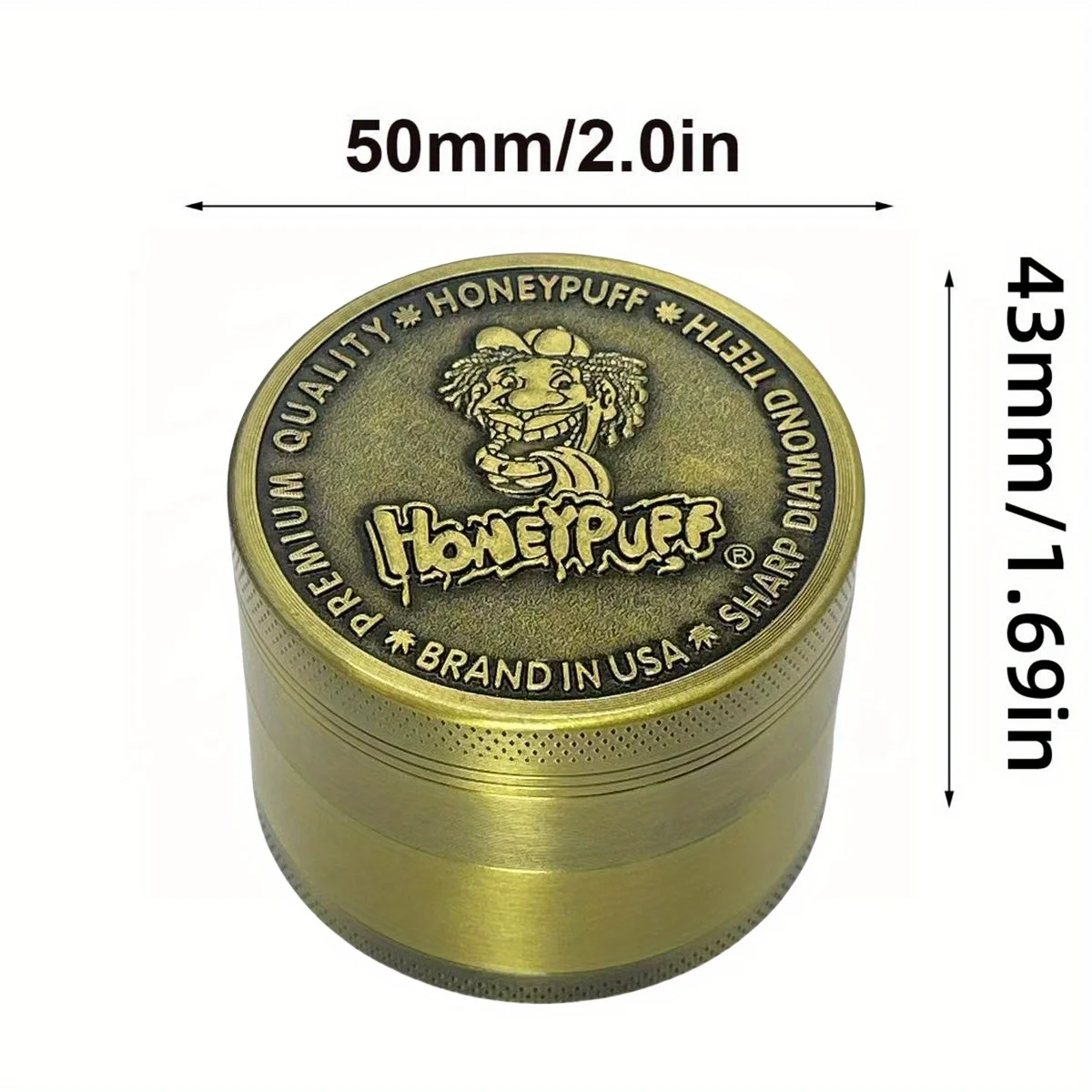 Metal Herb Grinder 4-Layer grinder - Image 3