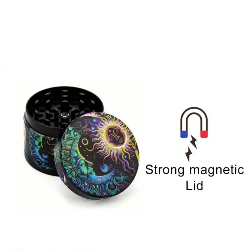 4 Layers Premium Zinc Alloy Herb Grinder - Image 3